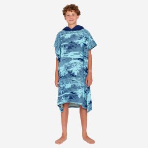 Decathlon Kids’ Surf Poncho 135 to 160 cm - 550 View blue