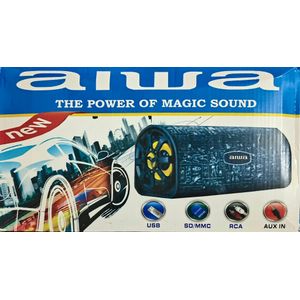 Aiwa مكبر صوت بازوكا صوت قوي للسيارات والمنازل والمكاتب 