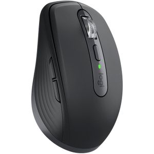 Logitech MX Anywhere 3S Compact Wireless Mouse, Fast Scrolling, 8K DPI Any-Surface Tracking, Quiet Clicks, Programmable Buttons, USB C, Bluetooth, Windows PC, Linux, Chrome, Mac - Graphite