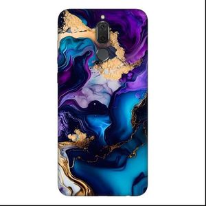 جراب سيليكون مطبوع من SS متوافق مع هاتف Huawei mate 10 lite