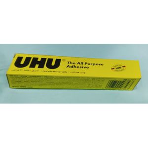 UHU all purpose adhesive clear glue tube - 60.00 ml