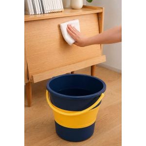 A multi-purpose, collapsible polypropylene bucket suitable for the beach, camping, and home usea practical, space-saving tool. This innovative 17-liter bucket folds easily, saving you space every time you use it.