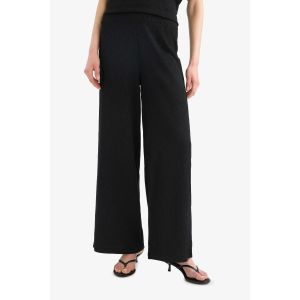 Defacto Woman Wide Leg Trousers - Black