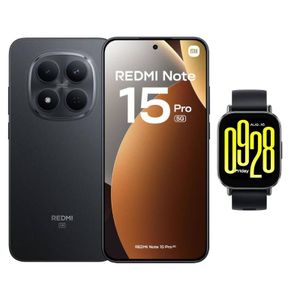 XIAOMI Redmi Note 15 Pro 5G ,Dual SIM,12 GB 512 GB, black + Free Redmi Watch 5 Active Black
