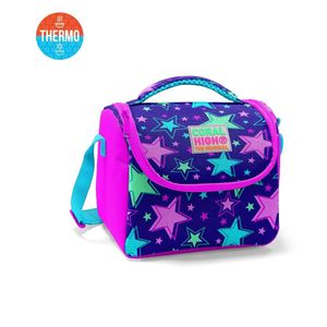 CORAL HIGH Kids Thermal Lunch Bag - Saks Pink Star Pattern