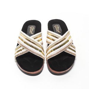 Glitter سليبرز حريمي من جليتر - أبيض