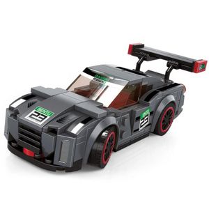 Shatoora سيارة رياضية سوبركار، مكعبات تقنية، رمادي، 166 قطعة + ملصقات، موديل 2874