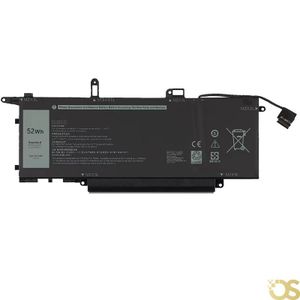 Os بطارية متوافقة مع Dell (7.6V / 52Wh ≈ 6840mAh) Latitude 9410 , Latitude 7400 2 IN 1  NF2MW- ضمان لمدة 3 أشهر 