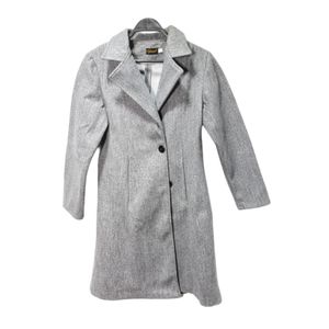 Glitter معطف شتوي للنساء - رمادي