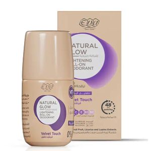 Eva Skin Care Natural Glow Lightening Roll On Deodorant " Velvet Touch " 60 Gm