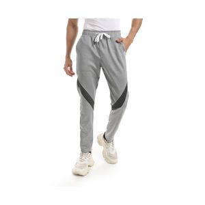 CURVA Casual Scuba Trousers - Grey