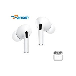 سماعات أذن لاسلكية Panseh AirPods مع علبة شحن لاسلكي، خاصية إلغاء الضوضاء، متوافقة مع جميع هواتف Android وiPhone، لون أبيض، لاسلكية، سماعات أذن Pro3