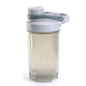 1pc 400ml Milkshake Cup Protein Powder Shaker Sports Water Bottle