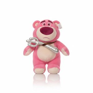 دمية الدب لوتسو المحشوه مع شوكة فضية