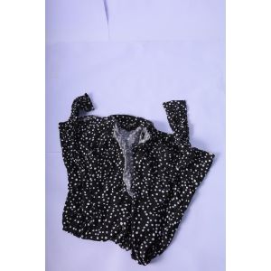 Max WOMEN DRESS SHORT SLEVE - MULTI COLOR -UK 12 38 EUR MAX BRAND BLACK & WHITE -BLACK & WHITE -38 EUR