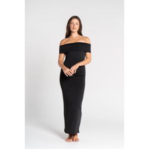 OUTDATED Off Shoulder Dress - Black