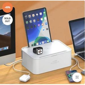 Ldnio Power strip and cable organizer