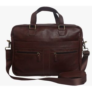 Bamm شنط بيزنس جلد طبيعي لون أسود