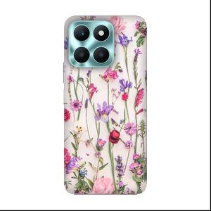 غطاء هاتف مطبوع سيليكون QR متوافق مع Honor X8c