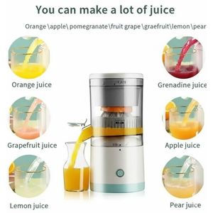 للسفر والمطبخ USB عصارة محمولة قابلة للشحن – عصارة كهربائية للبرتقال والفواكه مع شحن