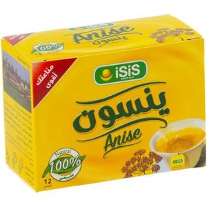 Isis Natural Anise Herbal Tea – 12 Envelopes