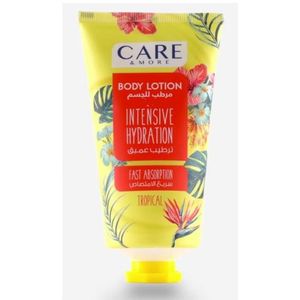 Care & More لوشن للجسم برائحة استوائية مميزة، (١٥٠ مل) - ترطيب مكثف وبشرة حريرية