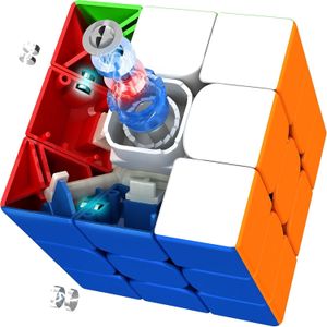 مكعب السرعة المغناطيسي مويو RS3M 2021 ماجليف 3x3 من كيوبر شوب، مكعب سرعة مويو RS3M ماجليف الاحترافي 33، نسخة مطورة من مويو RS3M 2020 (RS3 M 2021 ماجليف برو)