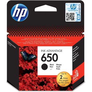 HP خرطوشة حبر اصلية ادفانتج من اتش بي 650، اسود، Cz101AK