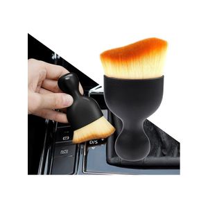 Ultra Soft Microfiber Car Interior Cleaning Brush – Multi-Purpose Wet and Dry Detailing Duster for Dashboard, Air Conditioner Vents, Leather Seats, Keyboard and Home Cleaning