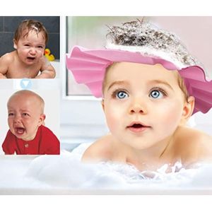 Baby Shampoo CAP Adjustable Bath Wash Hair Cap Eye Ear Protection Waterproof Ear Wash Hat Children Carton Cat Shower Cap