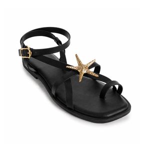 KAIA Starfish Strappy Flat Sandals