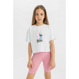 Defacto Knitted Short Sleeve T-Shirt - Mint