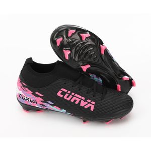 CURVA Inferno 2 Elite Studs FG Football Shoes - Black