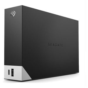 SEAGATE قرص صلب خارجي HDD ون تاتش هاب سعة 16 تيرا من سيجيت- منفذ USB-C وUSB 3.0، لجهاز الكمبيوتر المكتبي والوورك ستيشن واللاب توب وماك، مع كرياتيف كلاود فوتوغرافي ادوبي لمدة 4 شهور، (STLC16000400)، esata