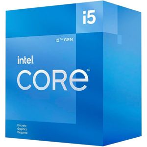 Intel معالج سطح المكتب Core i5 Core 12400F، ذاكرة تخزين مؤقتة 18 ميجابايت، سرعة تصل إلى 4.40 جيجاهرتز، أسود