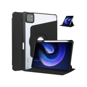 جراب دوار 360 درجة لجهاز Xiaomi Poco Pad، جراب لجهاز Xiaomi Redmi Pad Pro، تصميم أنيق على شكل دفتر ملاحظات، غطاء لجهاز Xiaomi Redmi Pad Pro مقاس 12.1 بوصة، مكان لتخزين القلم، قابل للتثبيت عموديًا وأفقيًا، مزود بحامل، ظهر شفاف