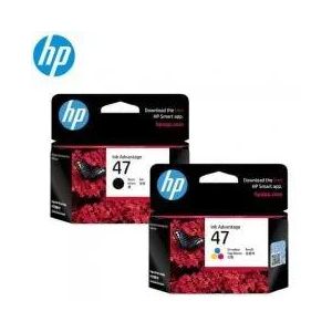 HP ink set 47 black and colors 