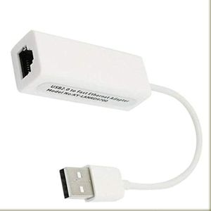 بطاقة شبكة إيثرنت مباشرة عالية السرعة USB 2.0 إلى ار جيه 45 10/100 متر للكمبيوتر الشخصي بنظام ويندوز 7 والتابلت واللاب توب