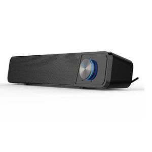 Lava ST-69 Computer Speaker Soundbar – (6W) 3W * 2.0 channels – 3.5mm Jack + USB Powered For Laptop, Desktop 