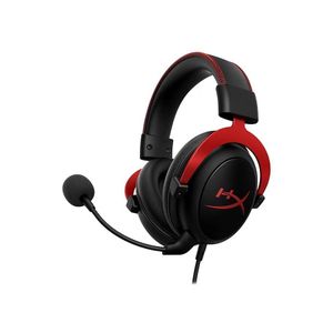 HyperX Cloud II Gaming Headset - 7.1 Surround Sound - Memory Foam Ear Pads - Durable Aluminum Frame - Multi Platform Headset - Works with PC, PS4, PS4 PRO, Xbox One, Xbox One S - Red-4P5M0AA