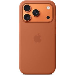 Apple iPhone 17 Pro Silicone Case with MagSafe and Camera Control: Lightweight Phone Case, Wireless Charging Compatible, Smooth Matte Finish Terra Cotta