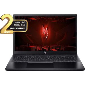 Acer Nitro ANV15-52-786F - Intel Core i7-13620H - NVIDIA GeForce RTX 4050 6GB - 16G DDR5 4800HZ - 512GB Nvme GEN 4 - 15.6" IPS FHD 165Hz - White Backlit - Windows 11 - Obsidian black - 2 Years Warranty