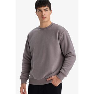 Defacto سويت شيرت بفتحة عنق دائرية ومقاس مرتاح من الصوف