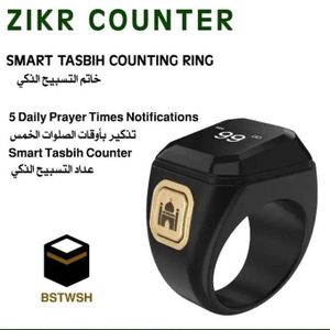 A smart electronic zikr ring designed to meet the needs of Muslims for tasbih alerts and prayer times