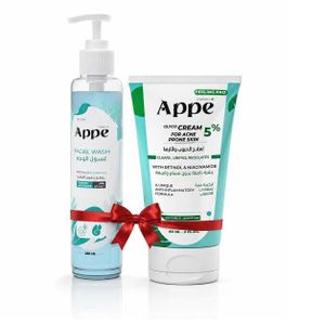 COSMO Appe Facial Care Set – Facial Wash 250ml + Glyco 5% Acne-Prone Cream 60ml
