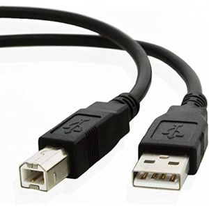 2B كابل USB للطابعة 3 متر DC017 من 2 بي - لون اسود لكومبيوتر - سي