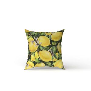 Art Mood HOME Lemon Cushion Cover Cotton-Like Yellow 40W * 40L CM