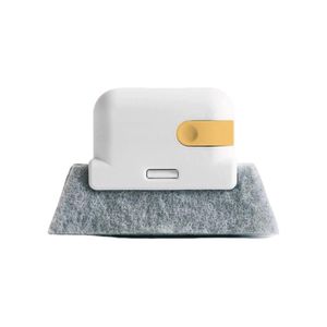 Multi Functional Window Cleaning Brush,  Cleaning Brush for Home Use 3 in 1 for Cleaning Window Track, Sliding Doors, Threshold, Tile Lines, Shutters, Car Vents, Keyboards and Small Spaces Multicolor