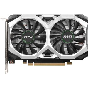 Msi  بطاقة عرض مرئي للالعاب جيفورس GTX 1650 128 بت HDMI/DP/DVI 4GB GDRR6 HDCP تدعم دايركت اكس 12 في ار ريدي او سي اي تي اكس (GTX 1650 D6 AERO ITX OC)