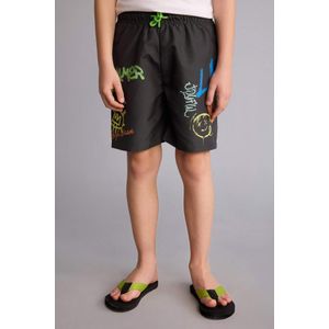 Defacto Boy Regular Fit Printed Swim Shorts